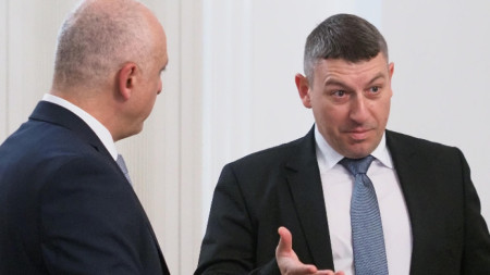  Деньо Денев (вдясно) и Емил Тонев, архив.