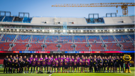 Ремонтът на стадиона на Барса продължи над 2 години.