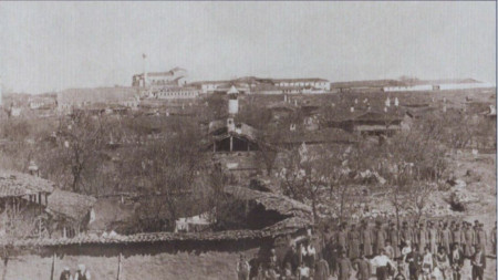 Панорамен изглед на София от 1878 г.