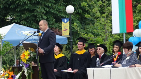 Ceremonia solemne në praninë e Presidentit të Bullgarisë Rumen Radev