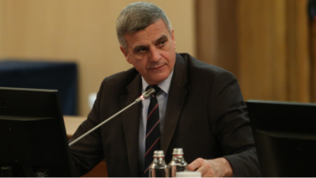 Minister of Defence Stefan Yanev