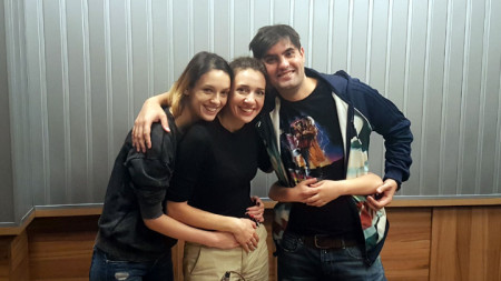 Луиза Григорова, Калина Станева и Мартин Макариев (отляво надясно)