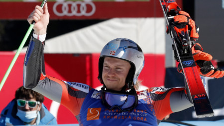 Хенрик Кристоферсен спечели втора поредна победа в гигантския слалом в