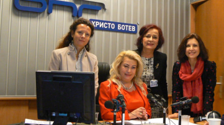 Валерия Харитонова, Анелия Торошанова, Таня Градинарова и Надя Банчева