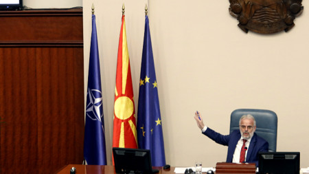 Талат Джафери, председател на парламента на Северна Македония
