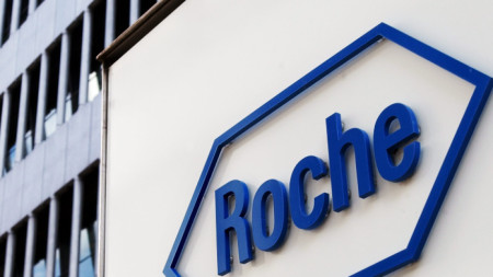 Логото на швейцарския концерн Roche, който произвежда 
