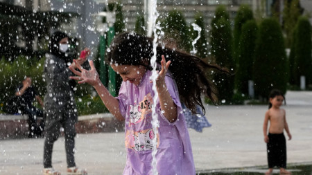 Фонтан в парк в Техеран.