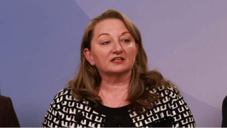 Народният представител от ГЕРБ-СДС Деница Сачева прави изявление в НС - 30 октомври 2025 г.