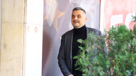 Кирил Добрев преди заседанието на Висшия съвет на БСП - 18 януари 2023