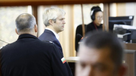 Благомир Коцев в съдебната зала, архив.