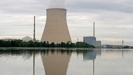 Атомната електроцентрала на река Изар в Нидерайхбах, Германия, 13 септември 2022 г. 