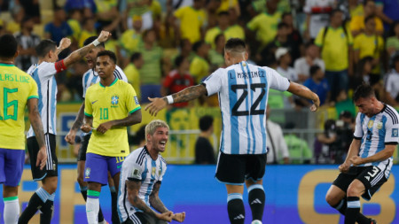 Аржентина спечели срещу Бразилия