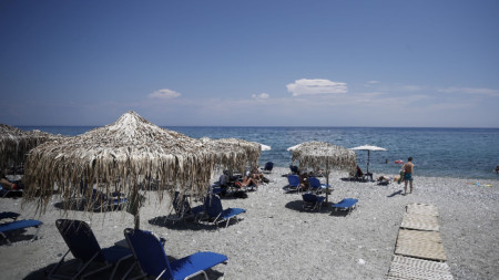 Плаж в Катерини, Гърция - 29 юни 2020