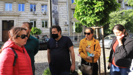 Родители на протест пред Столична община, 14 май 2021 г.