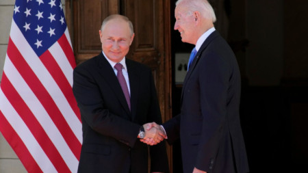 Руският президент Владимир Путин и американският държавен глава Джо Байдън