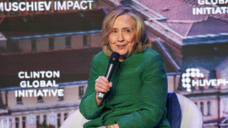 Hillary Clinton at the Clinton Global Initiative Meeting in Sofia (May 18, 2024)