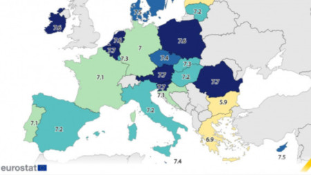 Allgemeine Lebenszufriedenheit auf einer Skala von 0 - extrem unzufrieden bis 10 - sehr zufrieden