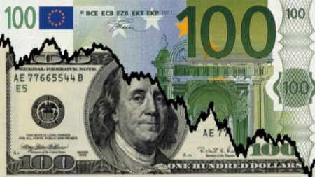 В сряда еврото поевтиня под 1 0600 долара за първи път