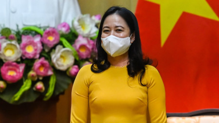 Вицепрезидентът на Виетнам Во Тхи Ан Суан пристига на двудневно