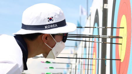 Ан Сан от Република Корея постави нов олимпийски рекорд в