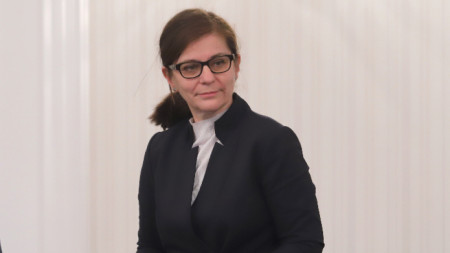 Außenministerin Theodora Gentschowska