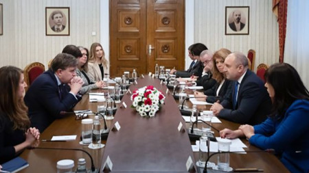 Джeймс О’Брайън на срещата с президента Румен Радев