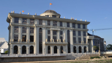 Сградата на македонското външно министерство в Скопие