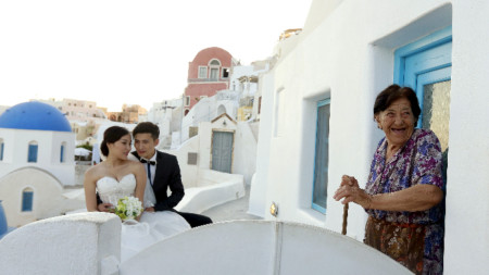 Сватба на о-в Санторини
