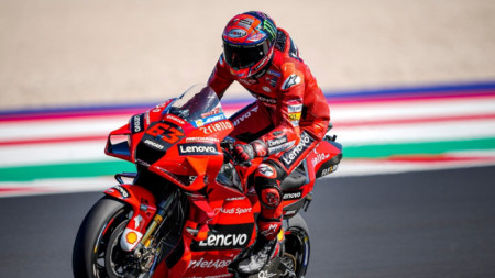 Франческо Баная Ducati спечели своя четвърта поредна квалификацията в MotoGP