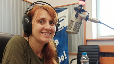 Валя Андонова в Радио Шумен