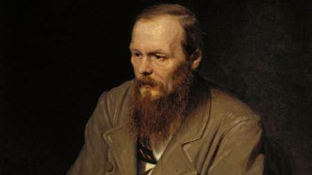 Фьодор Достоевски, портрет от Василий Перов, 1872 (фрагмент)