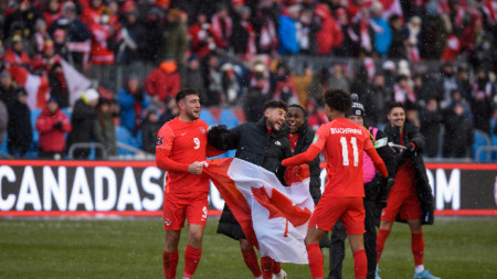 Отборът на Канада се класира за Световното първенство по футбол
