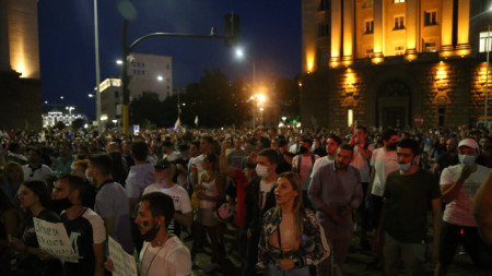 Sofia centre has been blocked by protests