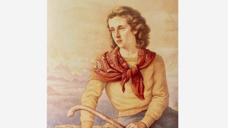 Вирджиния Георгиев-Джакомети, портрет от Борис Георгиев