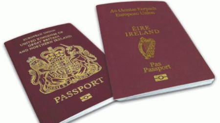 паспорти на Обединеното кралство и на Република Ирландия