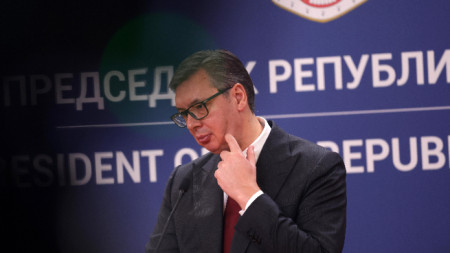 Президентът на Сърбия Александър Вучич.