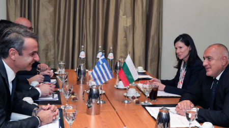 Премиерите на Гърция и България К. Мицотакис и Б. Борисов