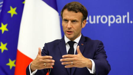 Президентът на Франция Еманюел Макрон заяви че Европа не бива