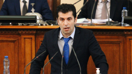  PM Kiril Petkov in parliament