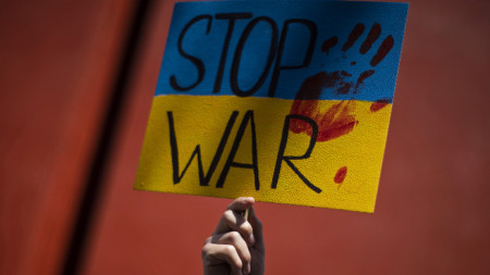 Протест срещу войната в Украйна, март 2022 г.