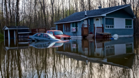 Наводнение в Квебек, Канада, архив от май 2017 г.