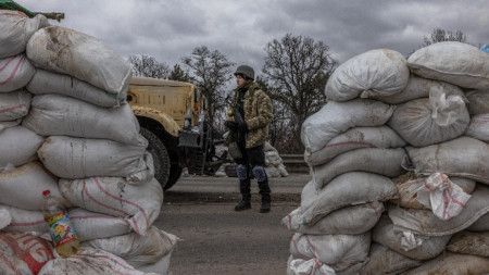 Позиция украинских сил у Киева