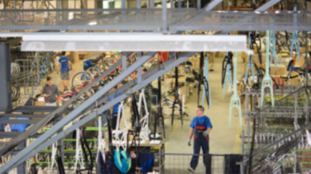 Завод за електрически велосипеди на компанията 