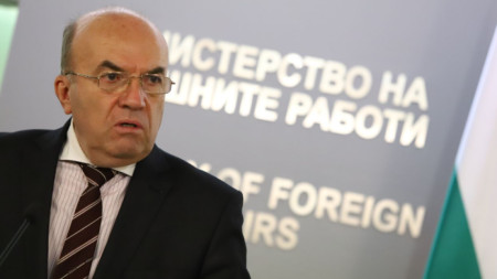 Българският външен министър Николай Милков