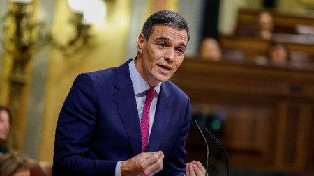 Педро Санчес в испанския парламент - Мадрид, 15 ноември 2023