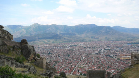Изглед към град Прилеп