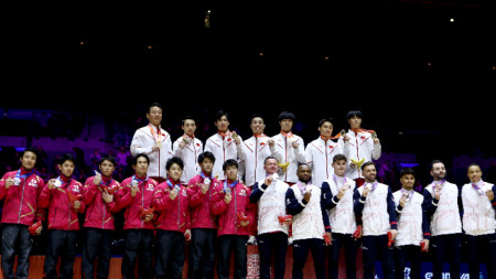 Китай спечели отборната титла на СП по спортна гимнастика при мъжете