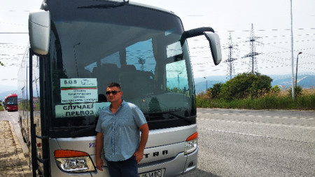 Протест на превозвачите в туризма в Пловдив