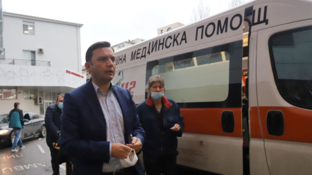 Министр иностранных дел Северной Македонии Буяр Османи посетил больницу им. Пирогова