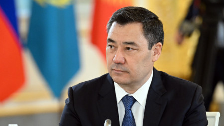 Президентът на Киргизстан Садир Жапаров.